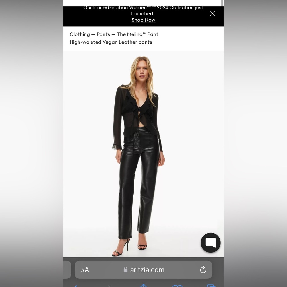 Aritzia Melina Pants in Size 8 Tall